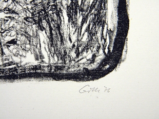 Sighard Gille Ausstellungsplakat Leipzig 1976 signiert