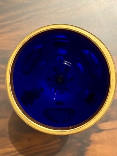 Biedermeier-Fu�becher, Nordb�hmen, 19. Jahrhundert