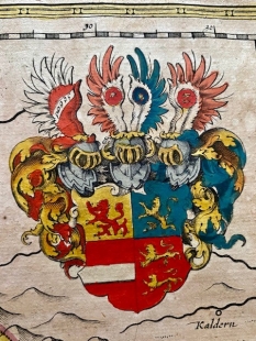 Joan Blaeu Grafschaft Nassau Dietz Kupferstichkarte 1662