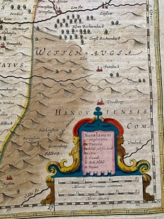 Joan Blaeu Grafschaft Nassau Dietz Kupferstichkarte 1662