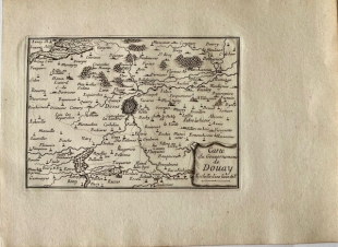 Dunkerque D�nkirchen Douai 4 Kupferstiche Paris Beaulieu 1665 A.