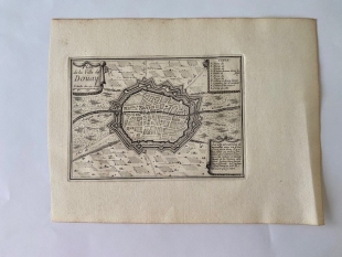 Dunkerque D�nkirchen Douai 4 Kupferstiche Paris Beaulieu 1665 A.