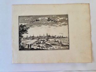 Ypern Ypres Belgien 2 Kupferstiche Beaulieu 1665