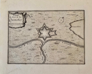 Diksmuide Diximud Quenoke Knokke 4 Kupferstiche Beaulieu 1665