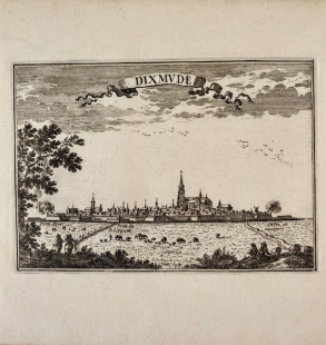 Diksmuide Diximud Quenoke Knokke 4 Kupferstiche Beaulieu 1665