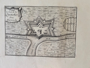 Diksmuide Diximud Quenoke Knokke 4 Kupferstiche Beaulieu 1665
