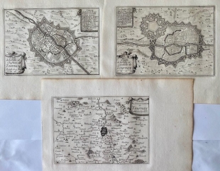 Tournai Tournay Wallonien Belgien 3 Kupferstiche Beaulieu 1665