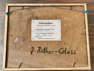Johannes Rother-Glass, Gem�lde, liegender weiblicher Akt 20. Jh.