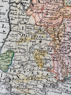 Kupferstichkarte Italia in suis status, Homann Erben, 1742