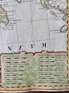 Kupferstichkarte Italia in suis status, Homann Erben, 1742