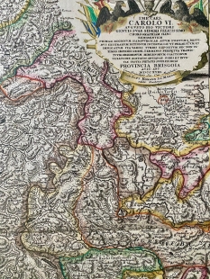 Kupferstichkarte Provincia Brisgoia, J.B. Homann, 1718