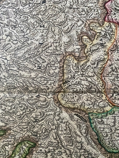 Kupferstichkarte Provincia Brisgoia, J.B. Homann, 1718
