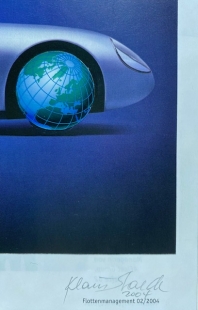 Klaus Staeck Collage, Warten auf den Aufschwung, 2004