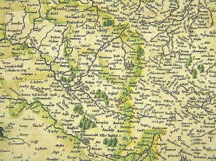 Artois Artesia Frankreich Kupferstichkarte Mercator Hondius 1607