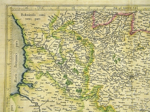 Artois Artesia Frankreich Kupferstichkarte Mercator Hondius 1607