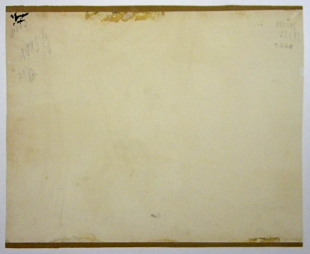 A. Leibig, Aquarell, Stillleben mit Weinlaub und Fr�chten