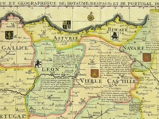 Kupferstich Karte Spanien & Portugal Chatelain 1721