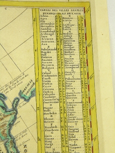Kupferstich Karte Asien Chatelain 1721 Atlas Historique