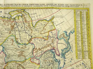 Kupferstich Karte Asien Chatelain 1721 Atlas Historique