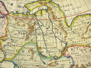Kupferstich Karte Asien Chatelain 1721 Atlas Historique