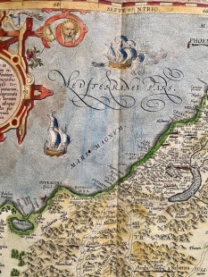 Abraham Ortelius Kupferstich Karte Pal�stina Heiliges Land 1595