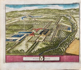 Ingleby Manor Kupferstich Ansicht James Beeverell 1727