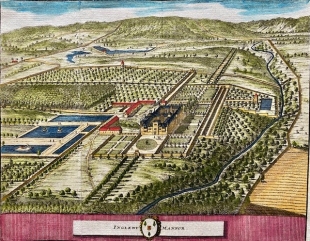 Ingleby Manor Kupferstich Ansicht James Beeverell 1727