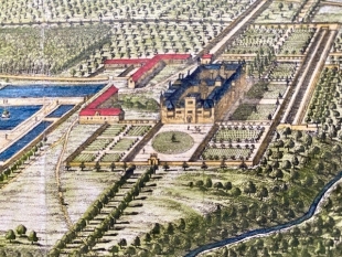 Ingleby Manor Kupferstich Ansicht James Beeverell 1727