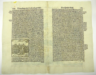 Griechenland Kreta Peloponnes Holzschnitt Karte Polybios 1574