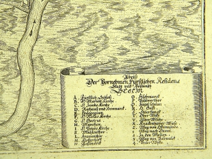 Merian Kupferstich Plan Stettin 1680