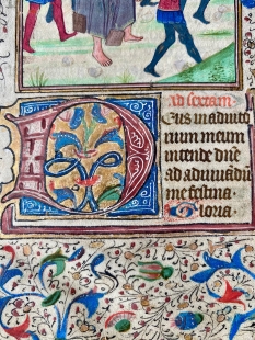 Stundenbuch Blatt Kreuztragung Christi Br�gge um 1455