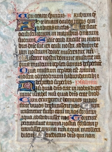 Stundenbuch Blatt Kreuztragung Christi Br�gge um 1455