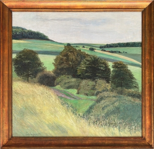 Julius Jungheim, �lgem�lde Landschaft, signiert, 1907