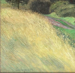 Julius Jungheim, �lgem�lde Landschaft, signiert, 1907