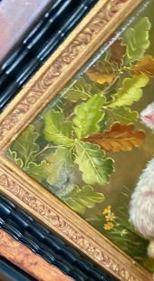 Siegmar Jugelt, oilpainting, 2 small terriers, 20th/21th century