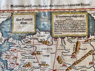 T�rkei Kleinasien Anatolien Karte Ptolem�us Polybios 1574 A.D.