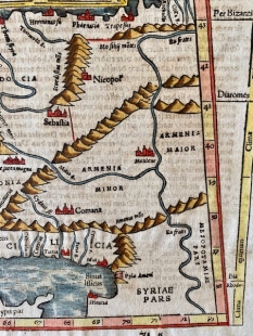 T�rkei Kleinasien Anatolien Karte Ptolem�us Polybios 1574 A.D.