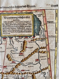 T�rkei Kleinasien Anatolien Karte Ptolem�us Polybios 1574 A.D.