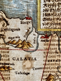 T�rkei Kleinasien Anatolien Karte Ptolem�us Polybios 1574 A.D.