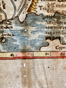 T�rkei Kleinasien Anatolien Karte Ptolem�us Polybios 1574 A.D.
