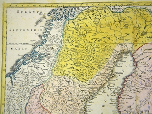 Kupferstichkarte Regni Sueciae, Homann Erben, 1750