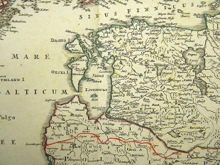 Kupferstichkarte Regni Sueciae, Homann Erben, 1750
