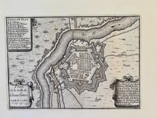 Gravelines 3 copper engravings Beaulieu about 1665 AD