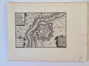 Gravelines 3 copper engravings Beaulieu about 1665 AD