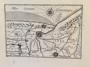 Gravelines 3 copper engravings Beaulieu about 1665 AD