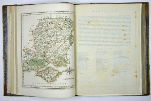 John Cary: Cary's New and Correct English Atlas 1787