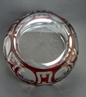 Kristall Glas Schliff Gef�ss Haida Johann Oertel & Co 1910-16
