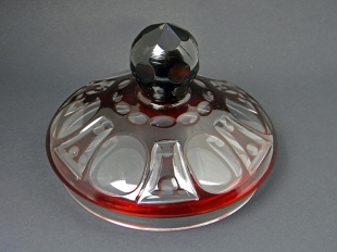 Kristall Glas Schliff Gef�ss Haida Johann Oertel & Co 1910-16