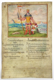 Donat H�bschmann Gouache Geryon K�nig Maximilian II 1575