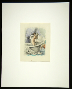 Paul-�mile B�cat Erotik Farbpochoir Le Doctorat Impromptu 1946